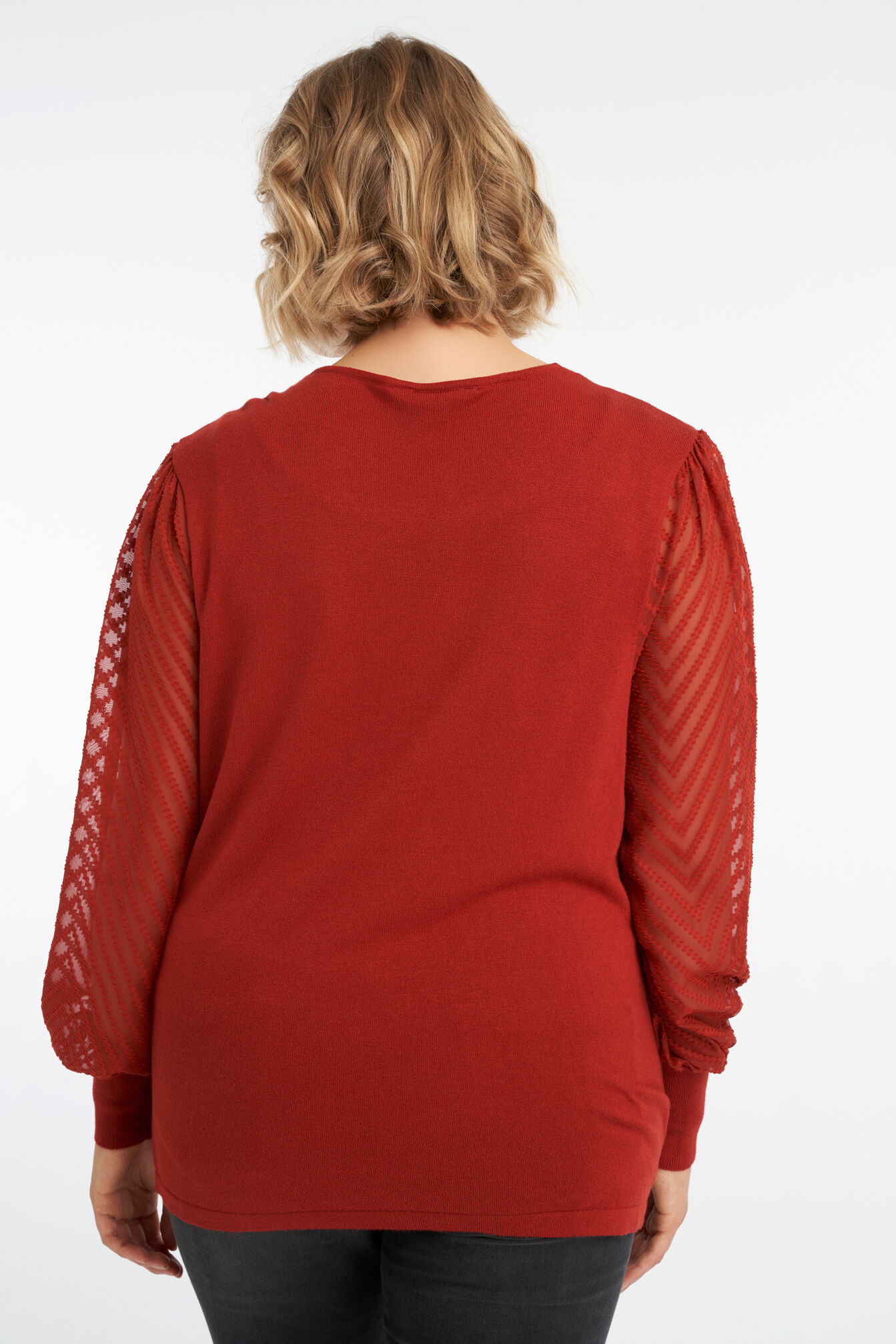 Sweatshirt mit bauschigen &Auml;rmeln image number 3