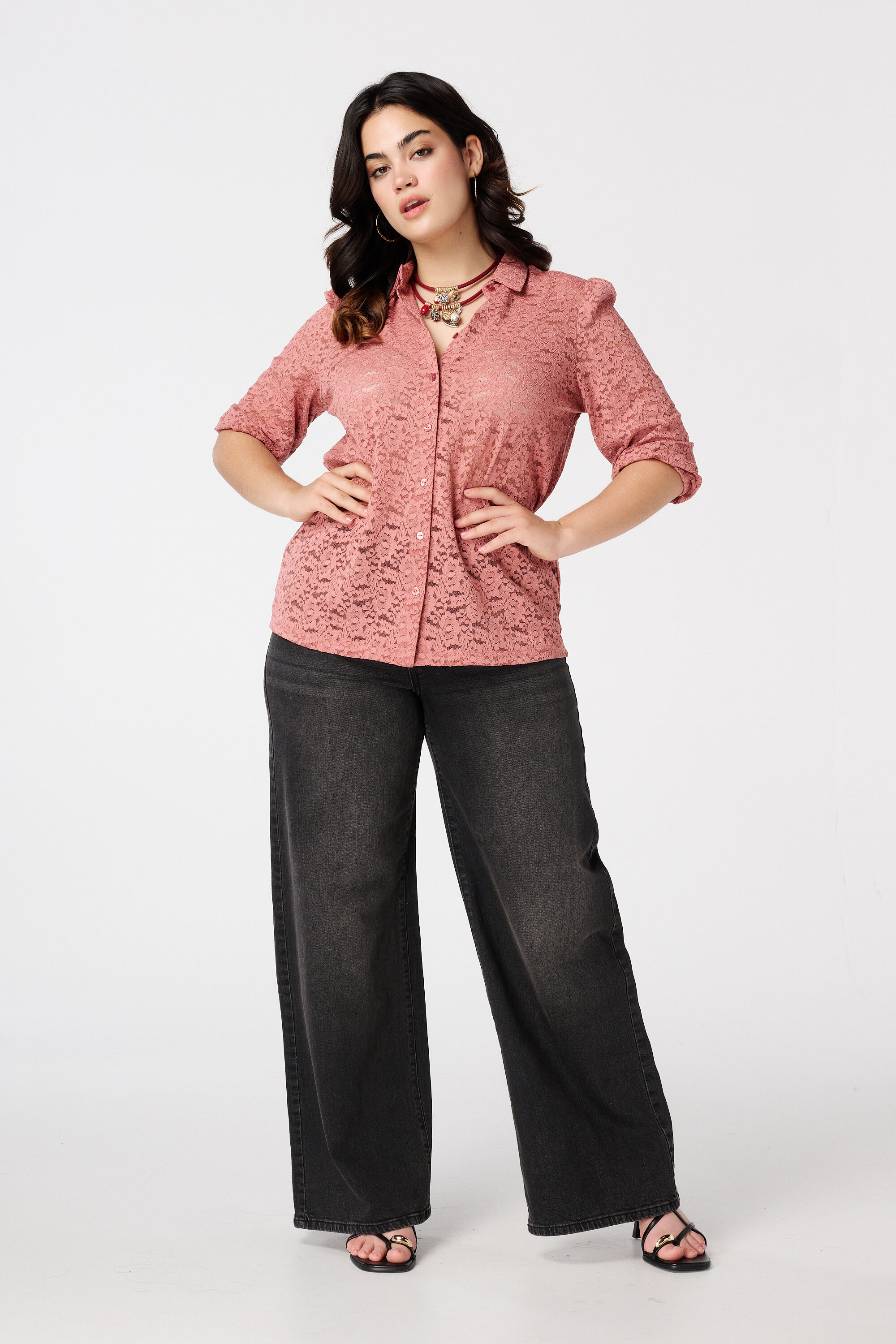 Bluse mit Spitze image number 5