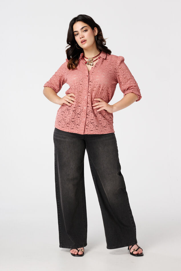 Bluse mit Spitze image number 5