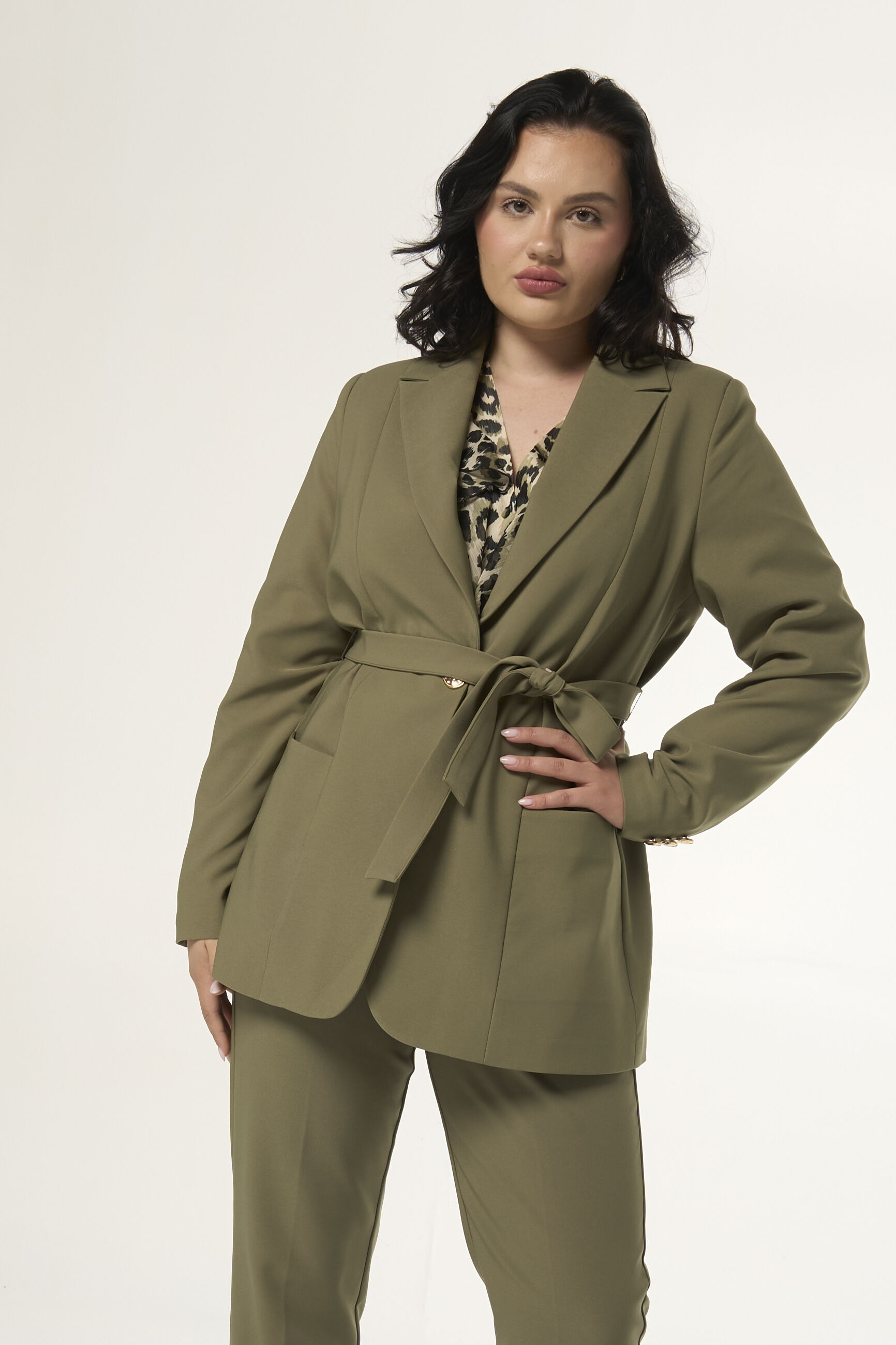 Blazer mit G&uuml;rtel image number 5