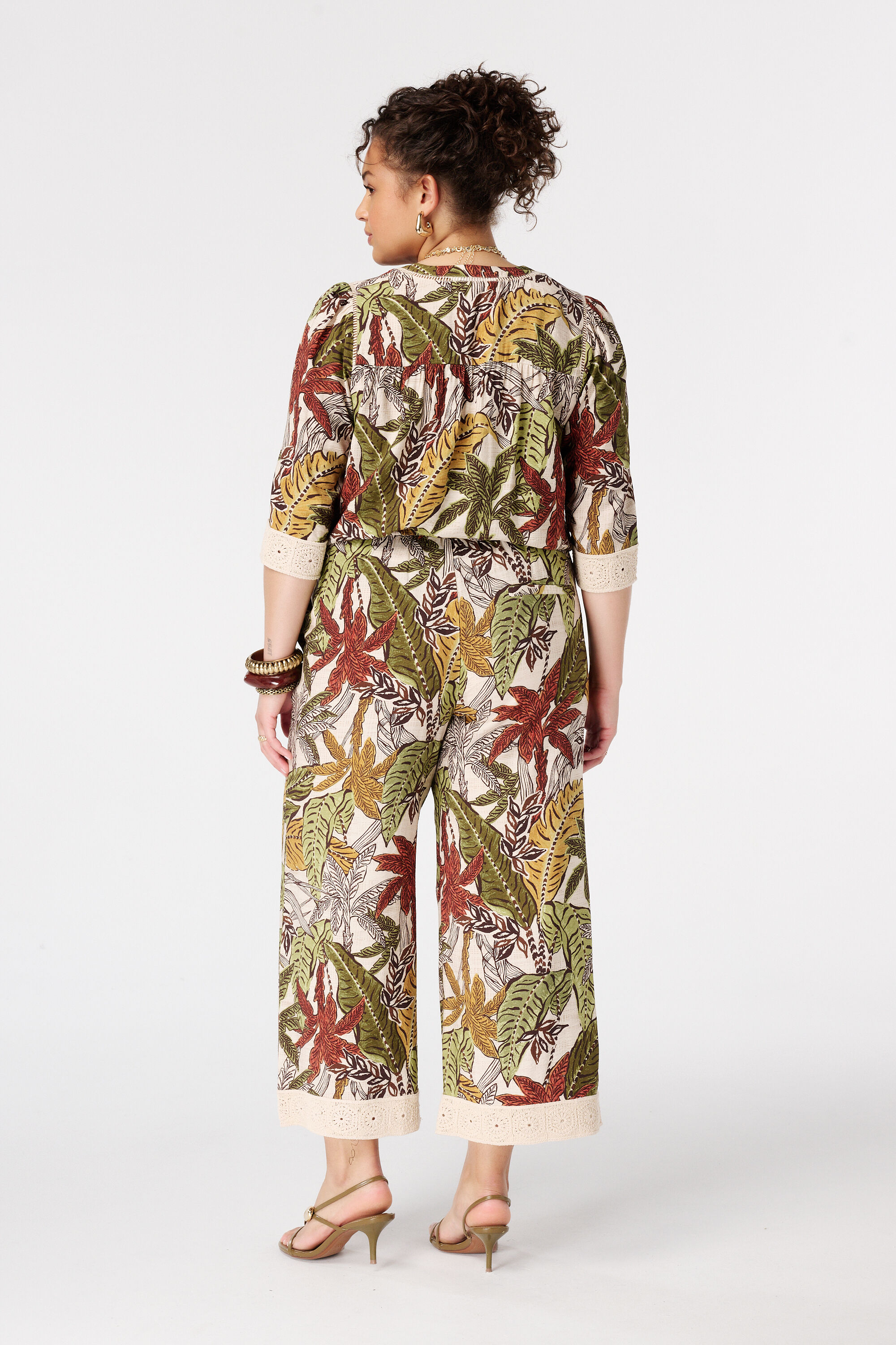 Dreiviertelhose mit Print image number 3