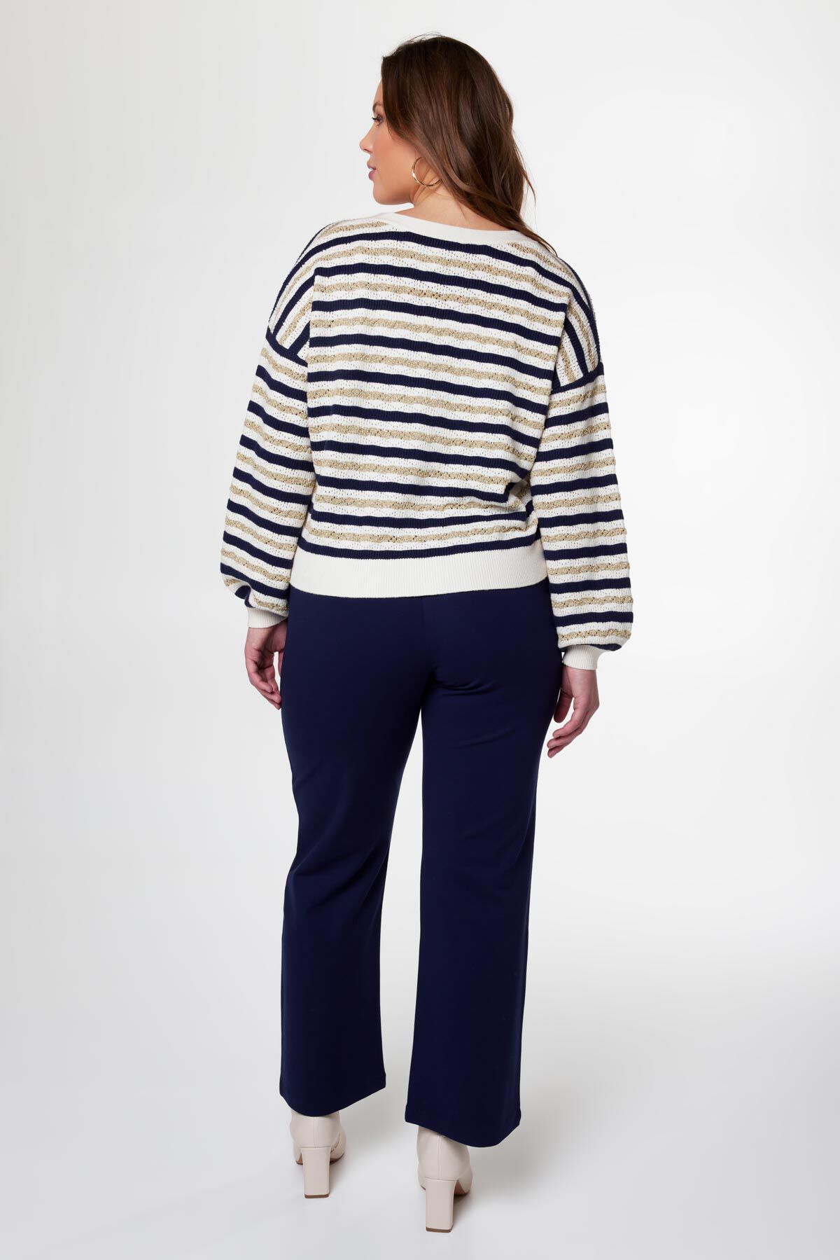 Gestrickter Cardigan mit V-Ausschnitt und Glitzer  image number 3