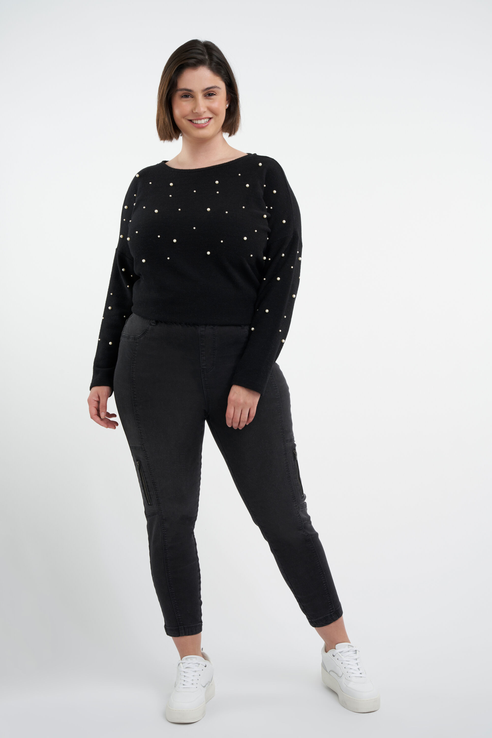 TOM TAILOR Damen Treggings Mit Reißverschluss-Taschen – Bequem, Elastisch, In Größen XS Bis 3XL