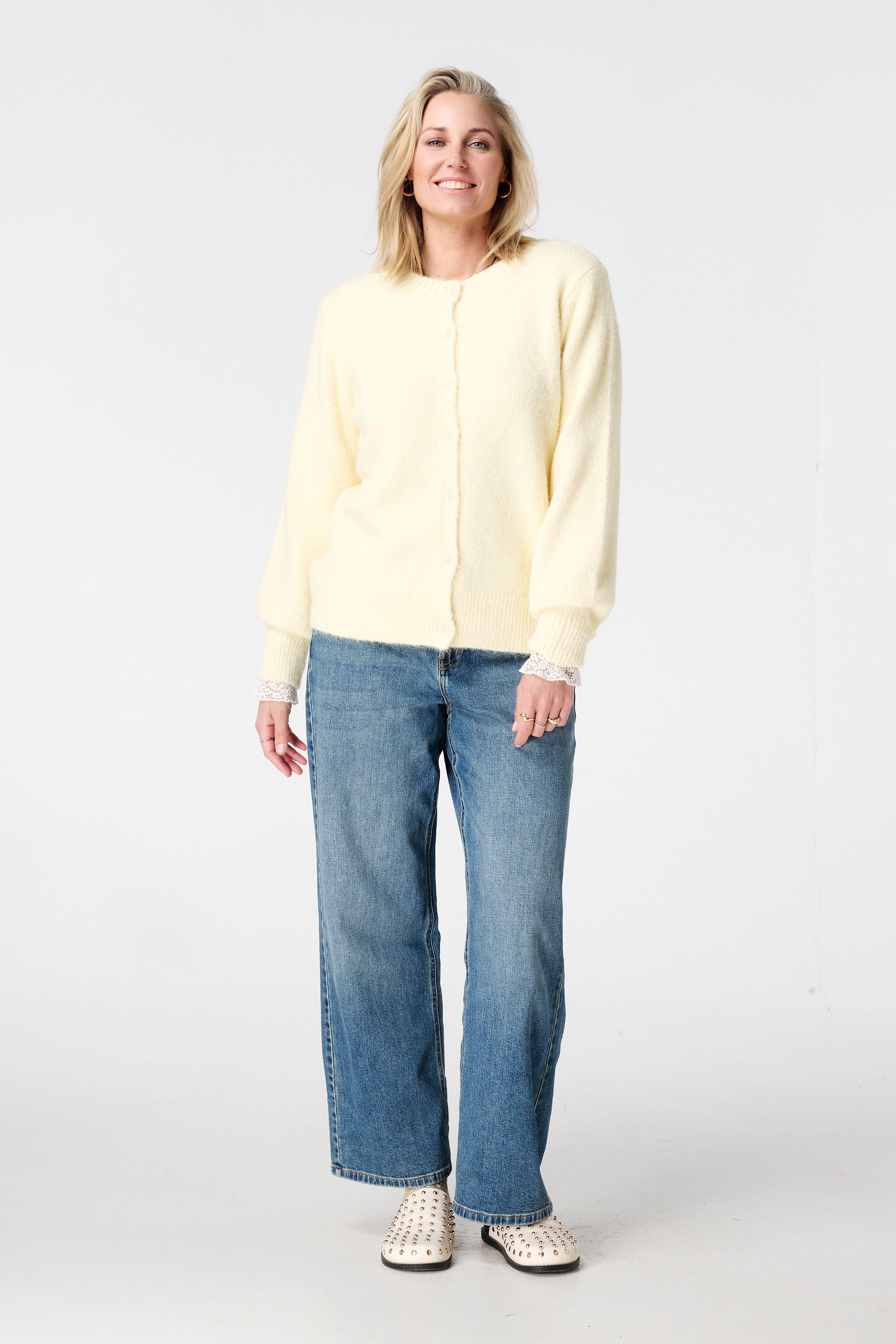 Strickcardigan mit Kn&ouml;pfen  image number 5