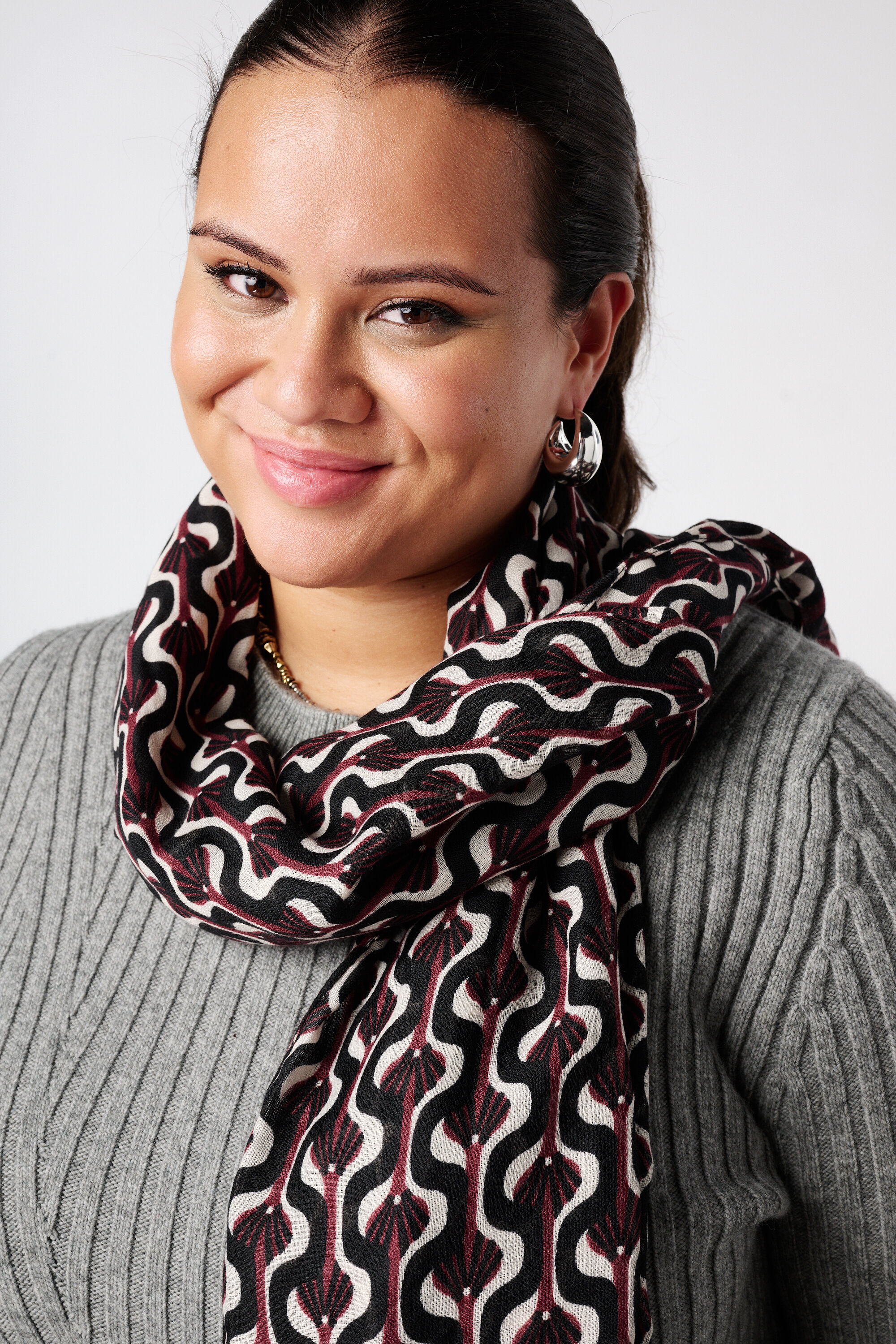 Schal mit Print image number 2