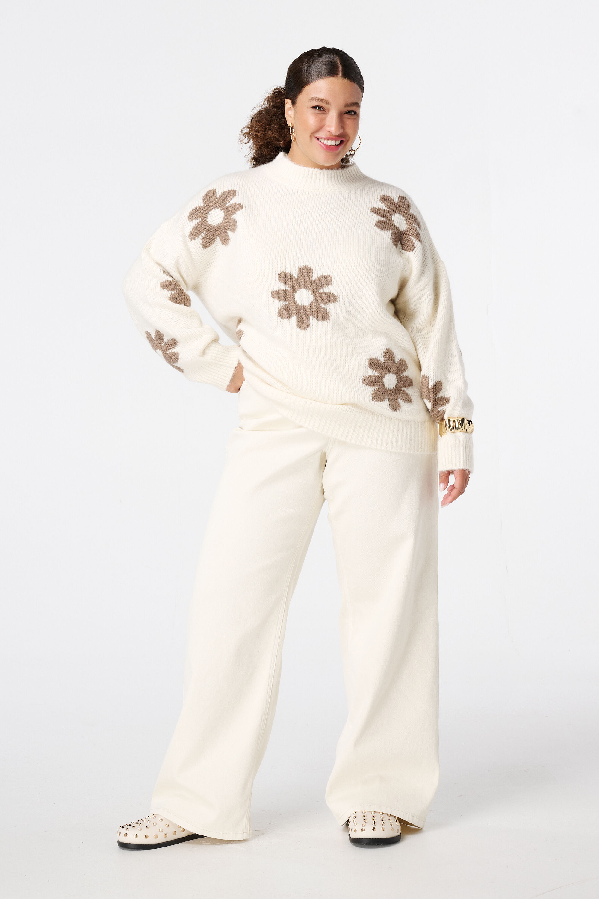 Pullover mit Blumenprint image number 5