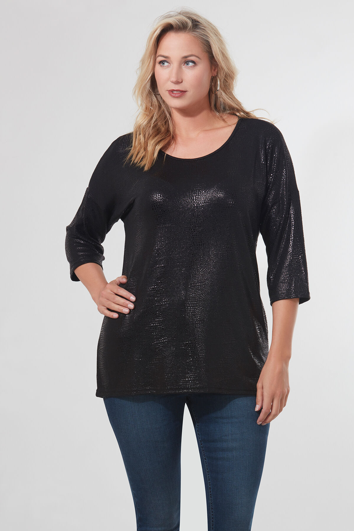 Top mit Glanz-Effekt image number 4