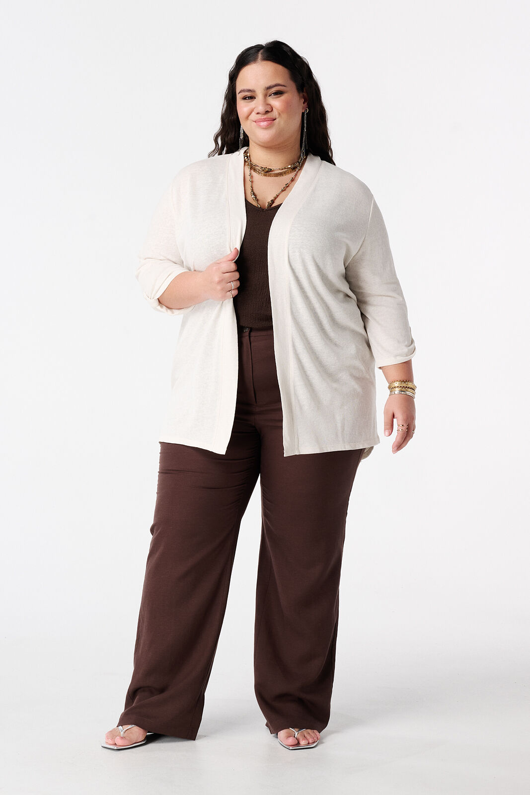 Offene Strickjacke image number 5