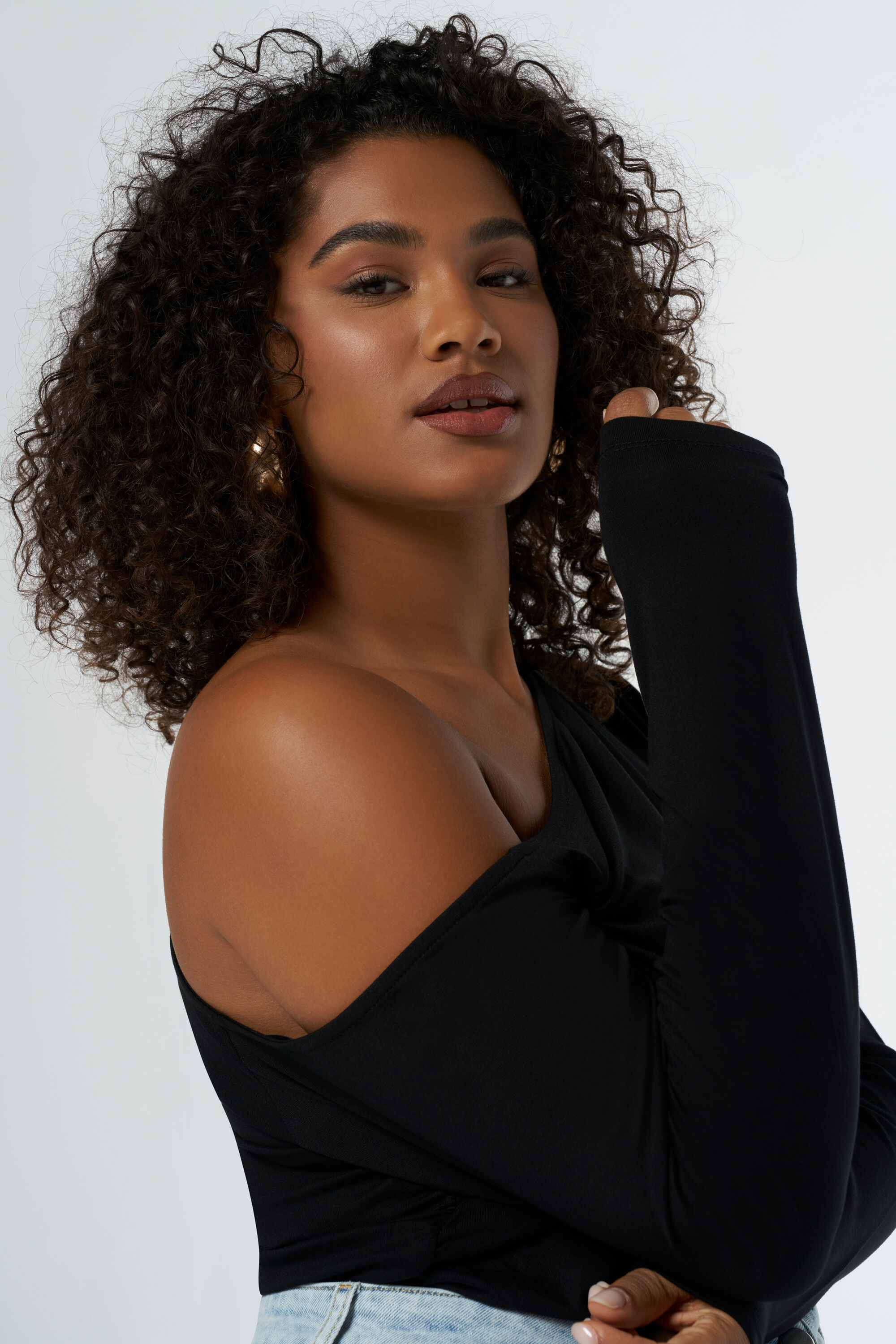 Ein-Schulter-Top image number 4