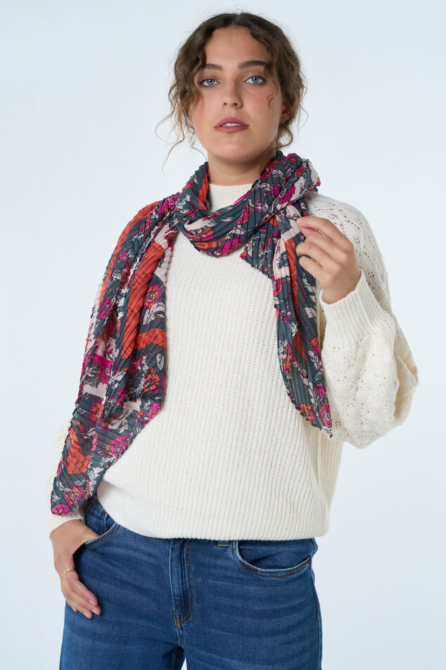 Schal mit Blumen-Print  image number 0