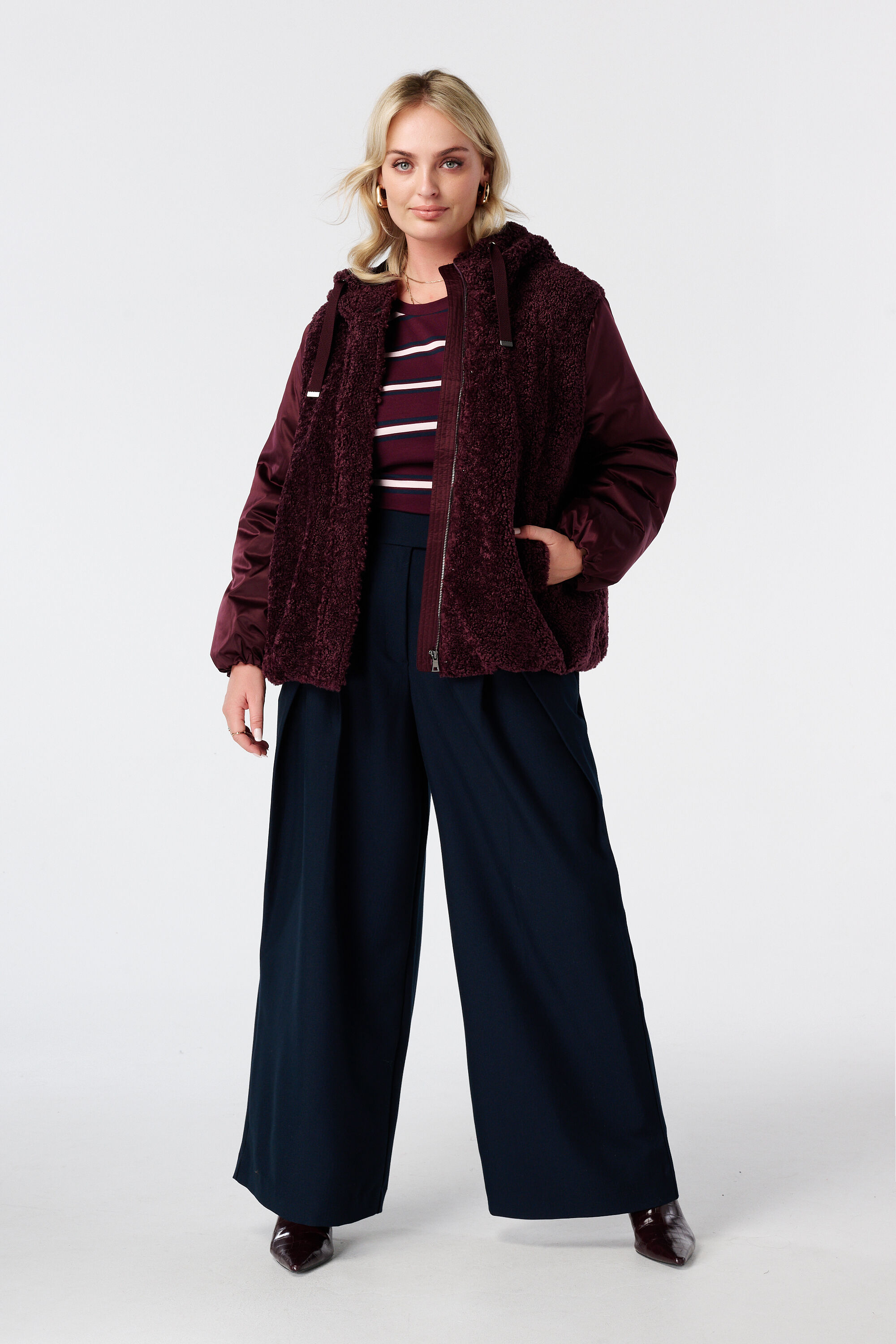 Baseballjacke mit Teddy image number 3