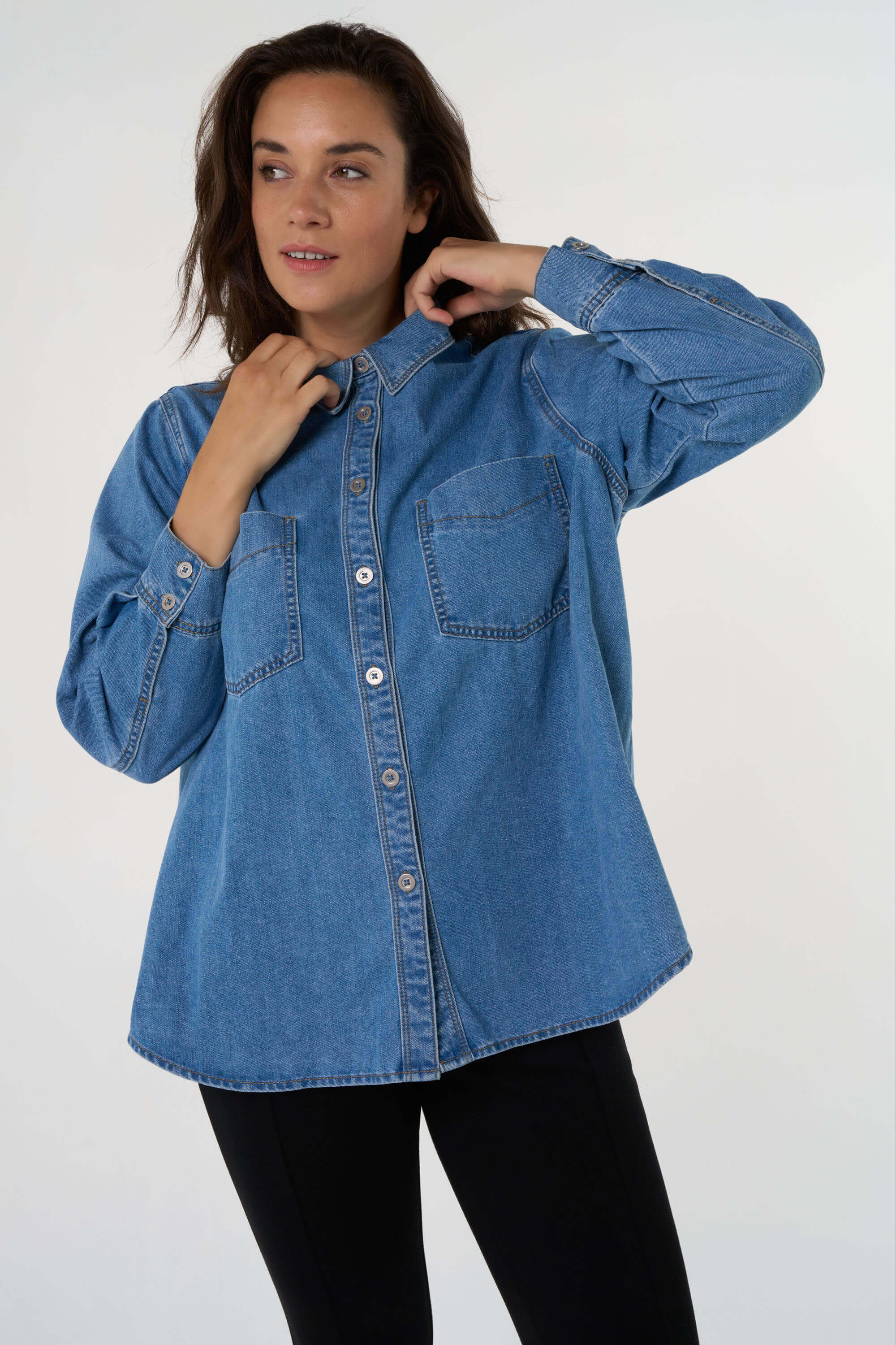 Jeans-Bluse image number 6