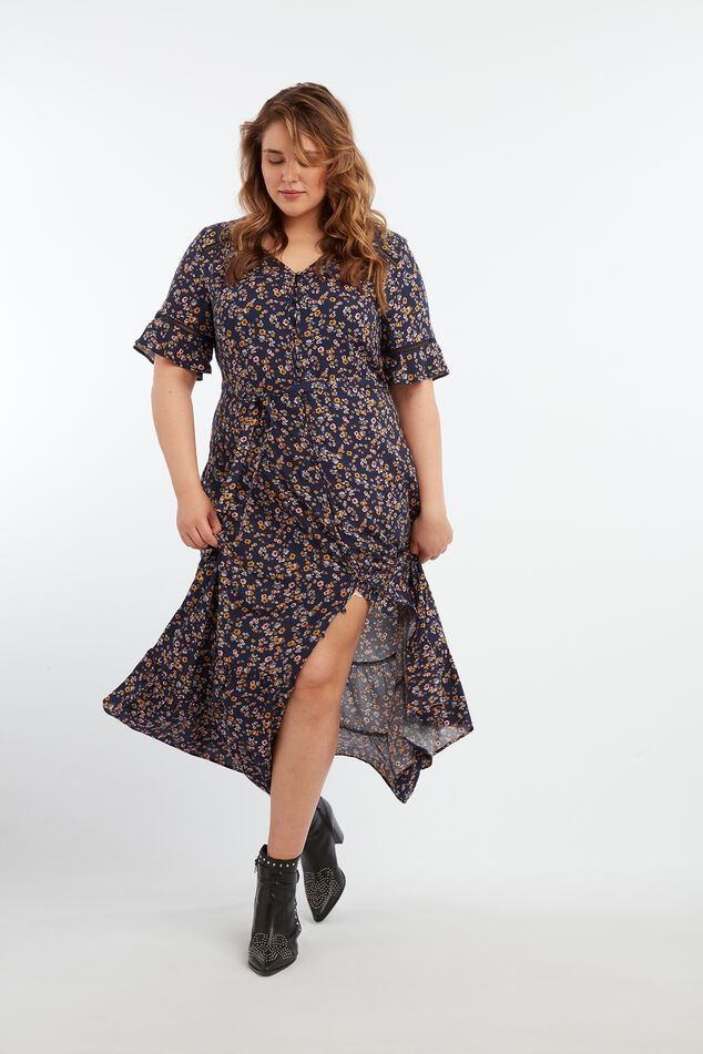 Maxi-Kleid mit floralem Print image number 4