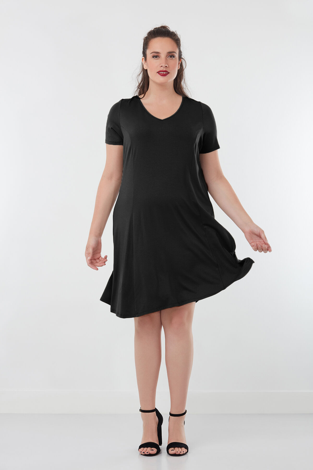 Einfarbiges Kleid image number 3