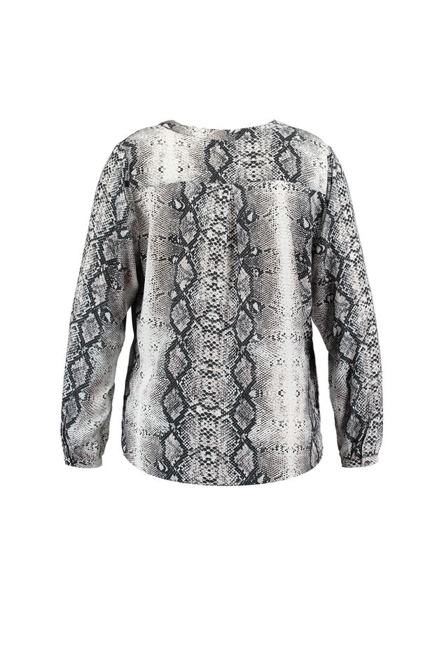Bluse mit Schlangen-Print   image number 2