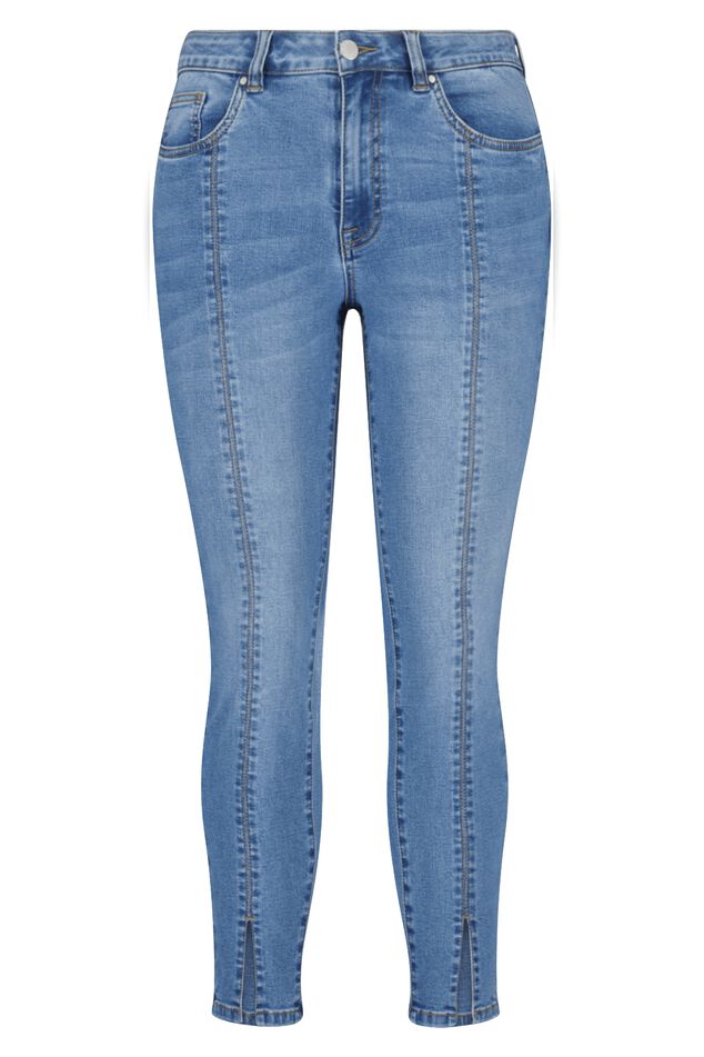 Skinny-Jeans mit Schlitzdetails  image number 2