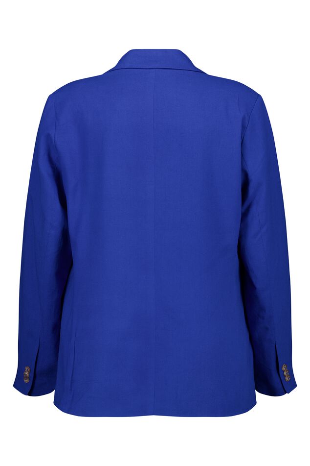 Gerade geschnittener Leinenblazer  image number 2