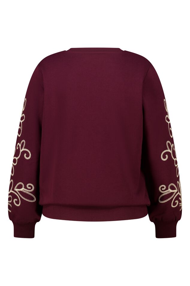 Pullover mit Stickdetails image number 2