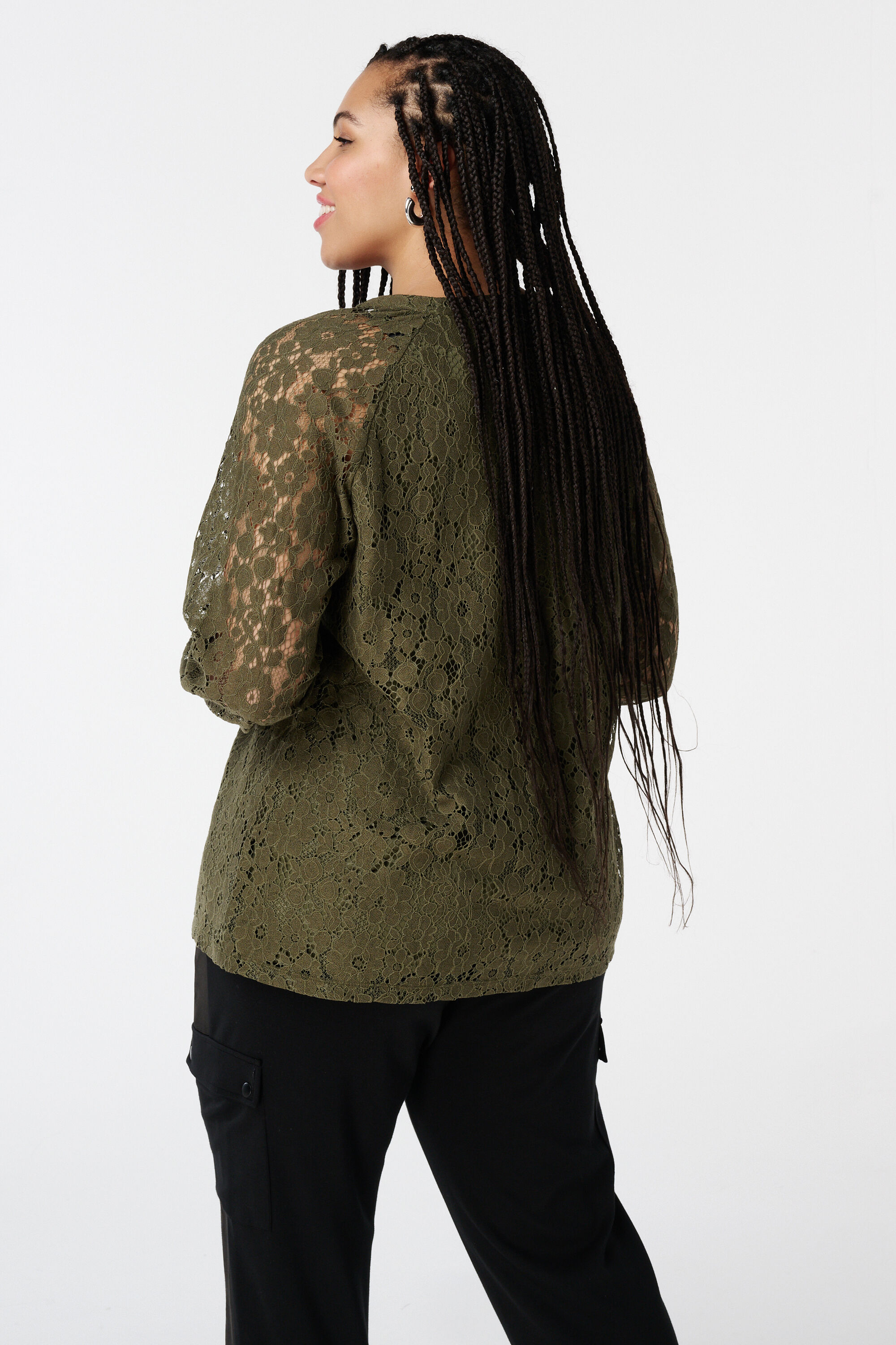 Spitzentop mit langen &Auml;rmeln  image number 3