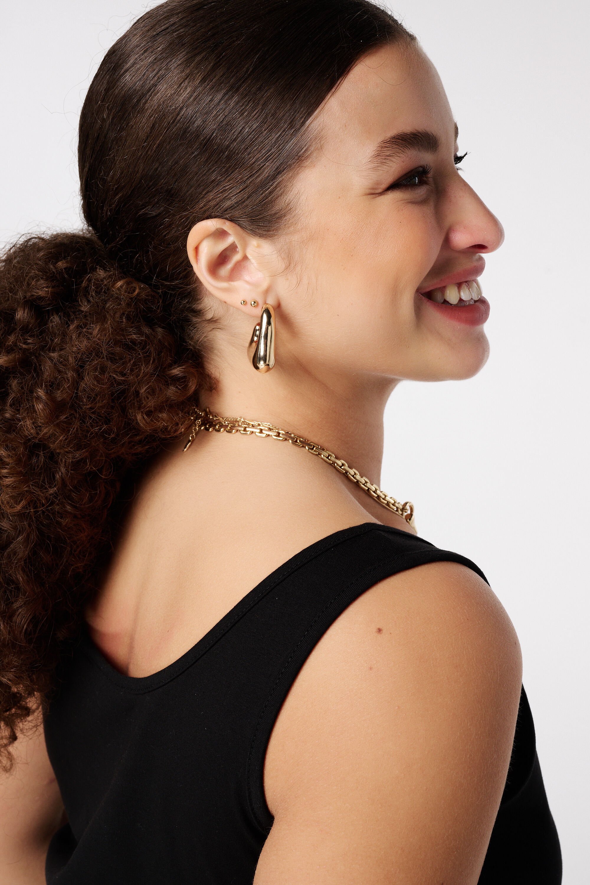 Extra langes Baumwoll-Singlet image number 4