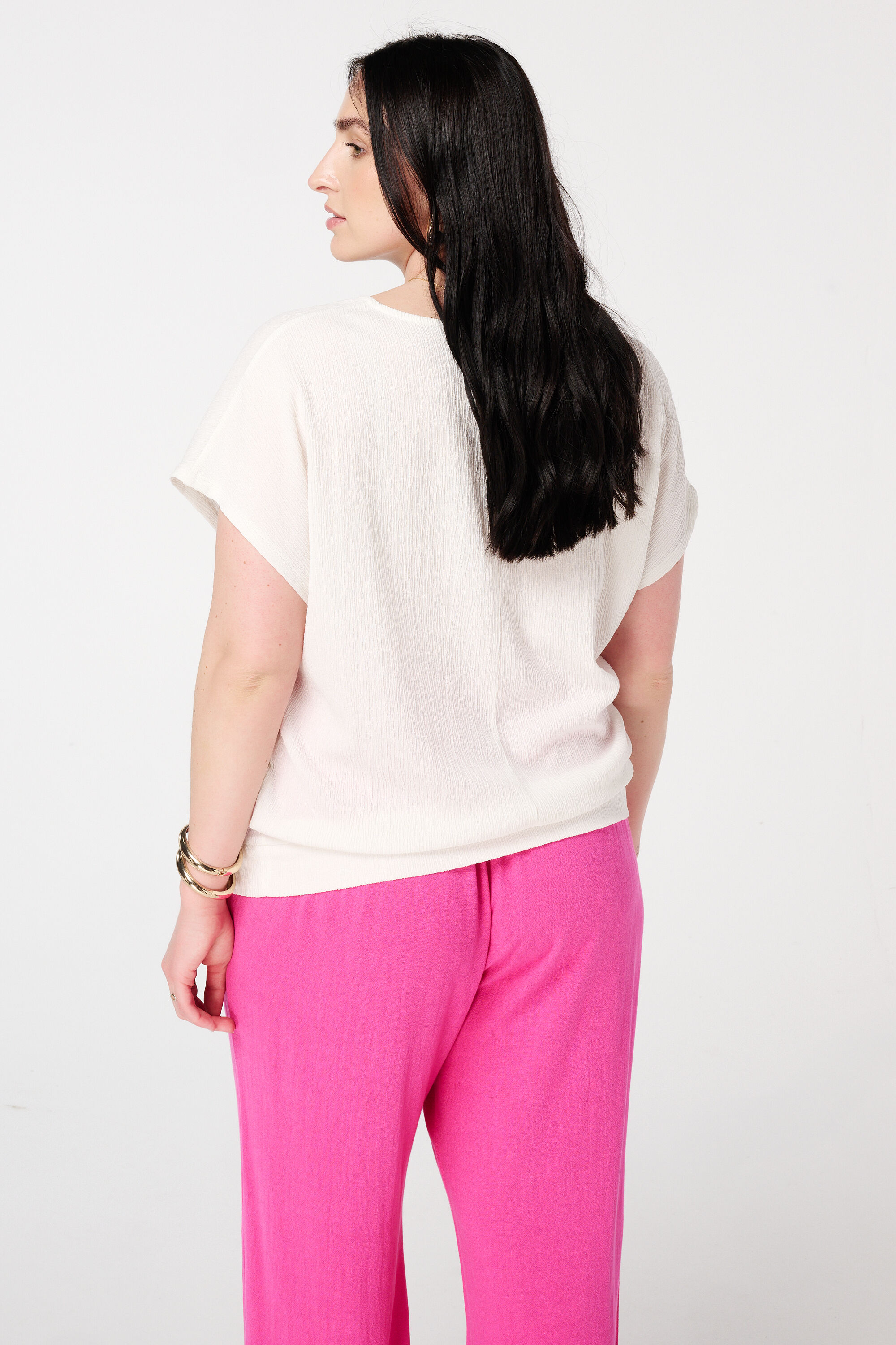 Strukturiertes Oberteil mit Fl&uuml;gel&auml;rmeln image number 3