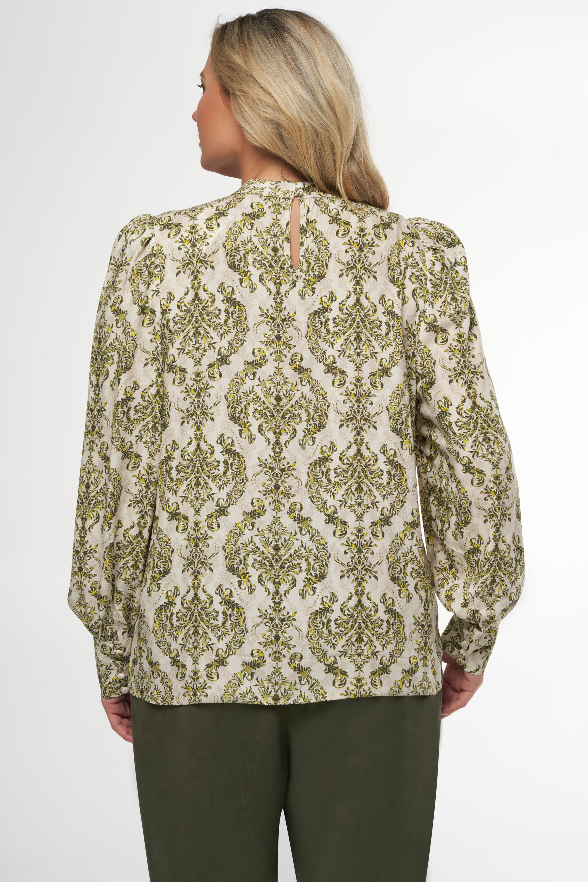 Bluse mit Ornament-Print image number 3