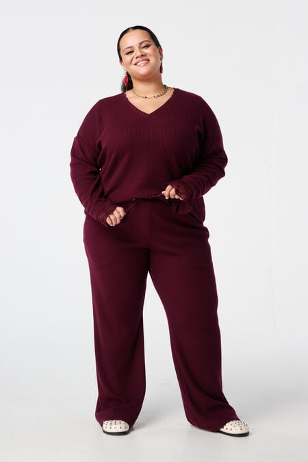Gerade Hose mit elastischem Bund Gerade Hose mit elastischem Bund