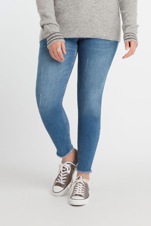 Super-skinny CHERRY mit Gürtel image number 6