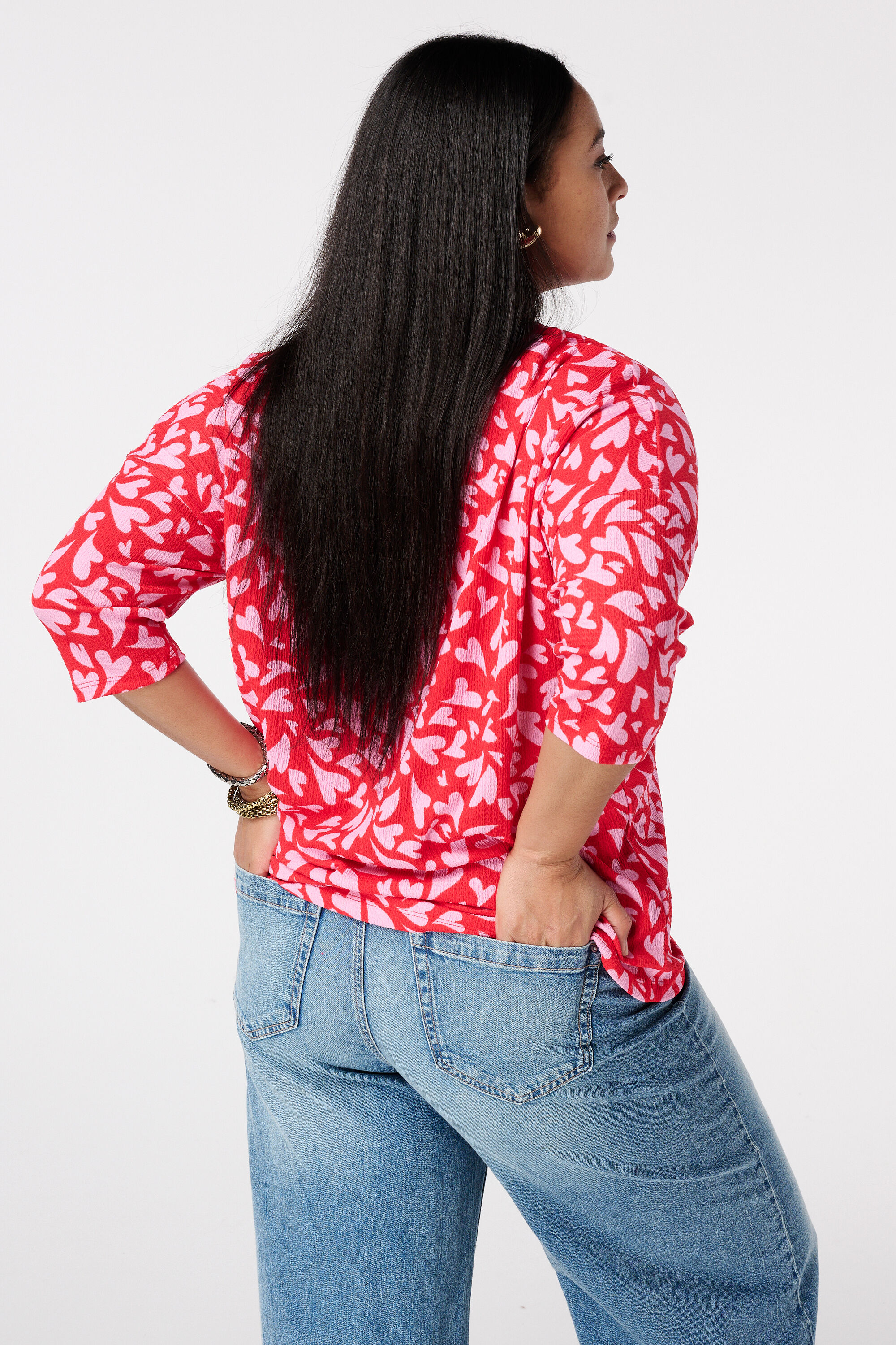 Top mit Dreiviertel&auml;rmeln image number 3