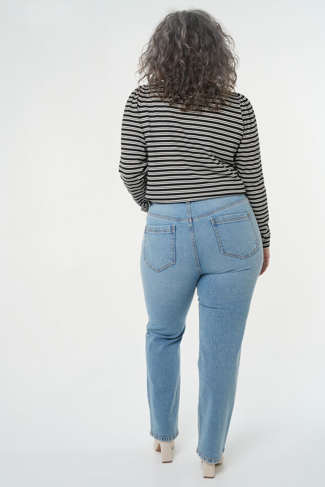 Weite Straight-Leg Jeans  image 3