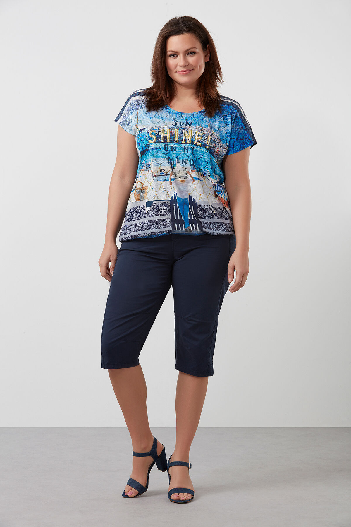 Capri-Hose aus Baumwolle image number 4