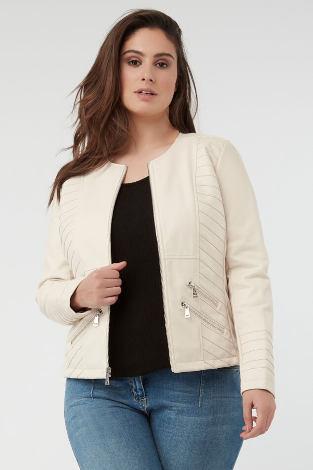 PU-Kunstlederjacke image number 5