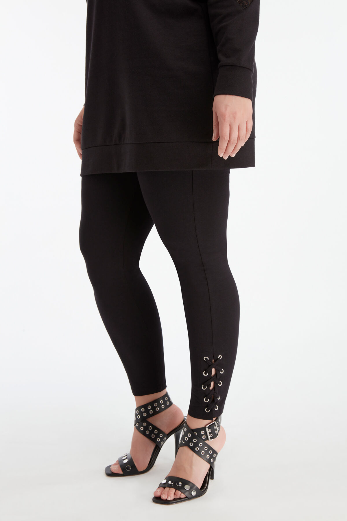 Leggings mit Schn&uuml;r-Details image number 4