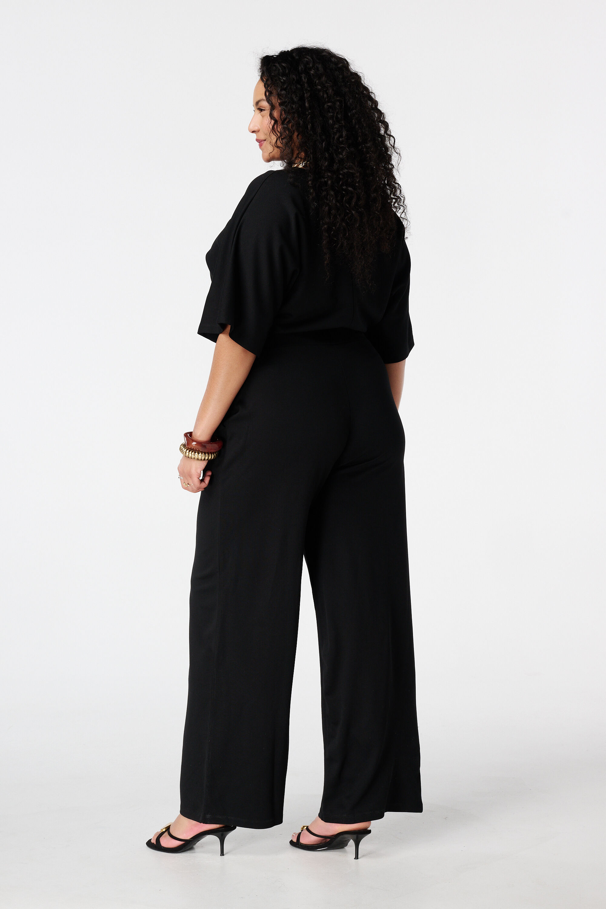 Wide Leg Jumpsuit mit G&uuml;rtel image number 3