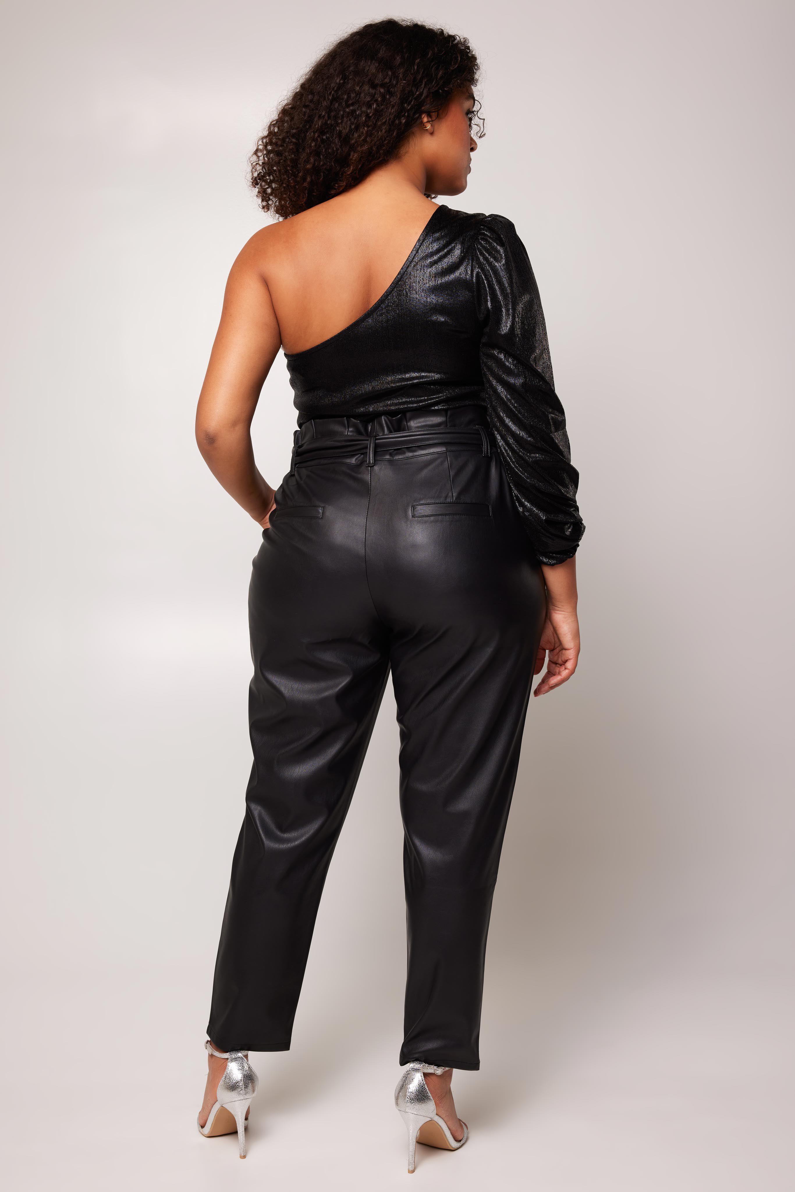 Kunstlederhose mit G&uuml;rtel image number 4