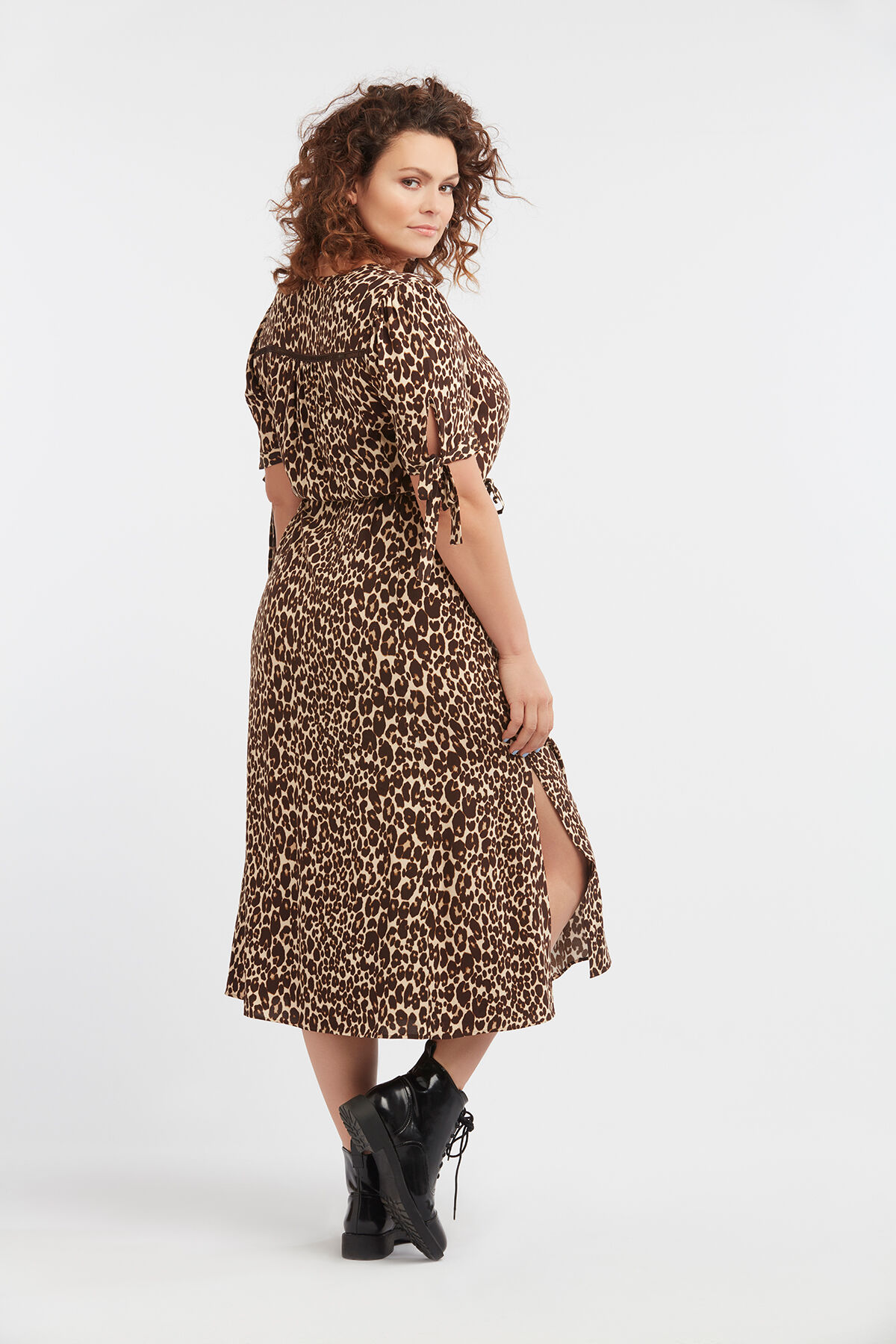 Kleid mit Animal-Print image number 5