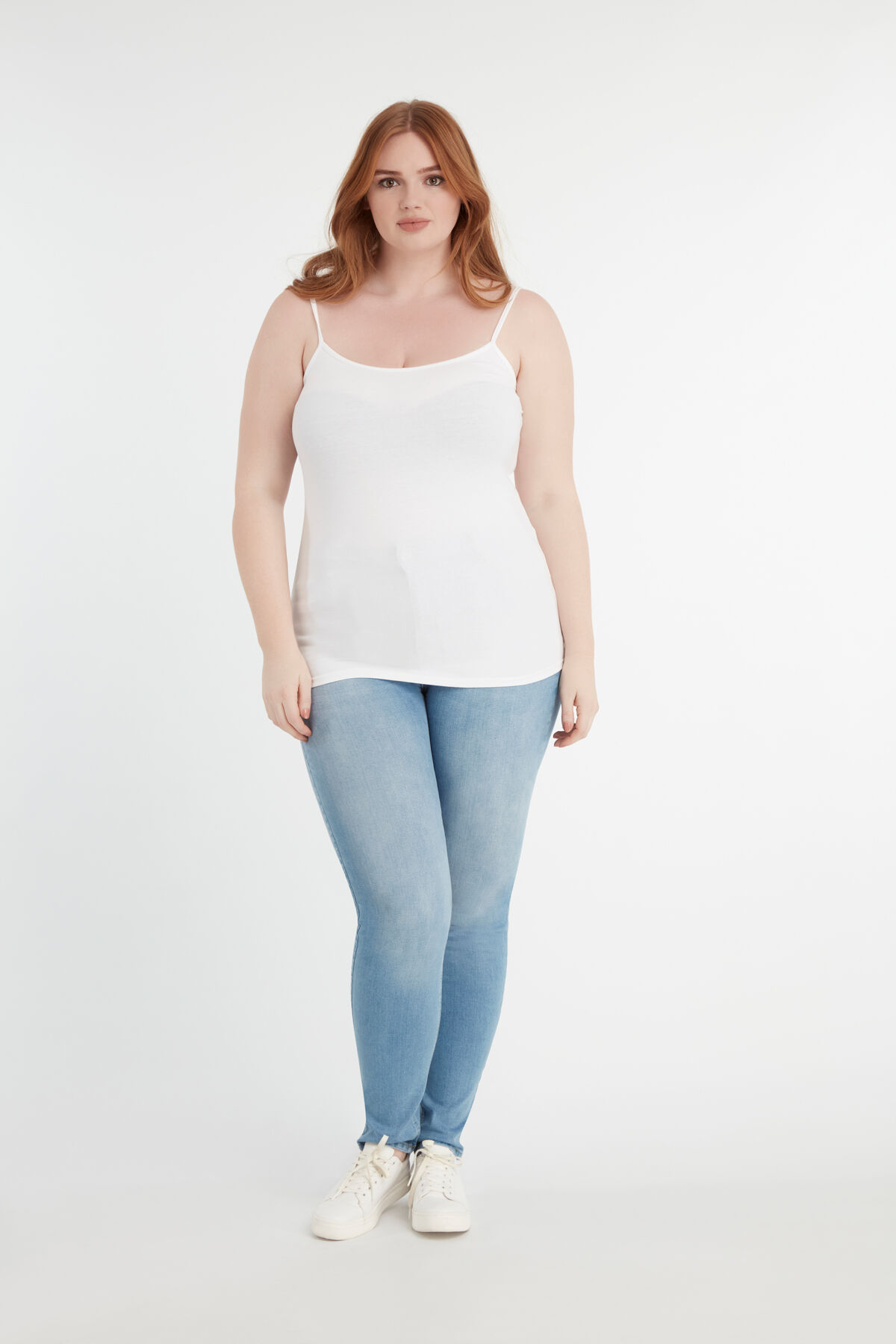 Cami-Top aus Baumwolle mit Spaghetti-Tr&auml;gern image number 3