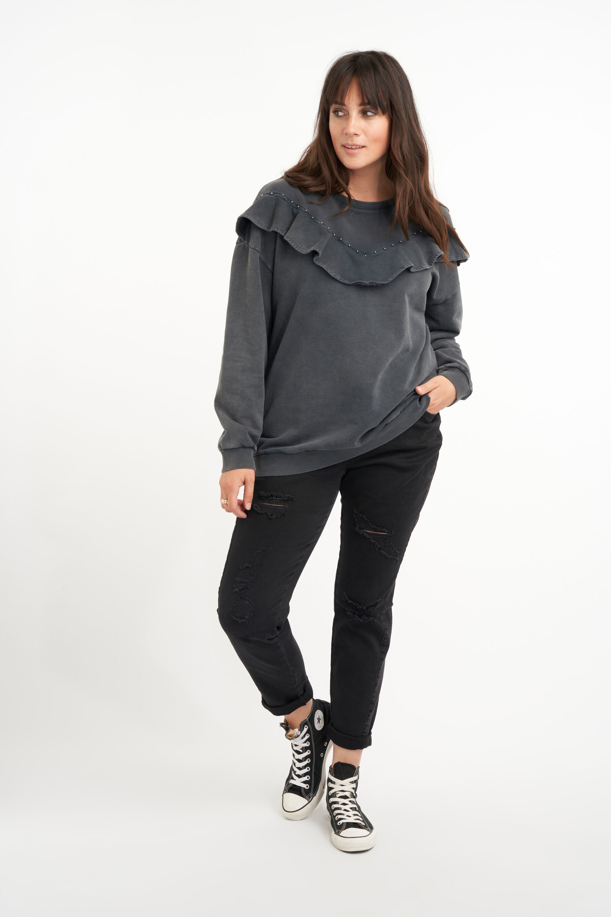 Pullover mit R&uuml;schen image number 5