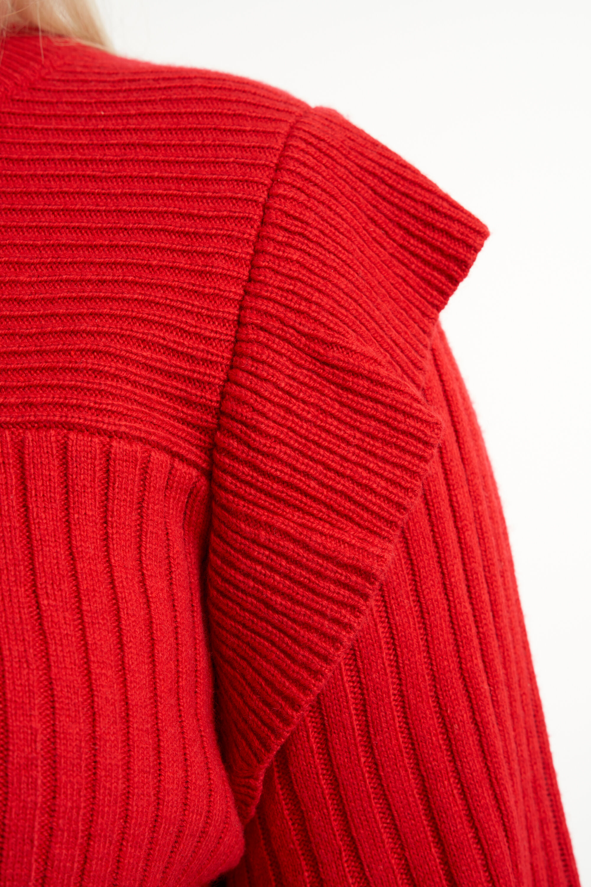 Ripp-Pullover mit R&uuml;schen image number 5