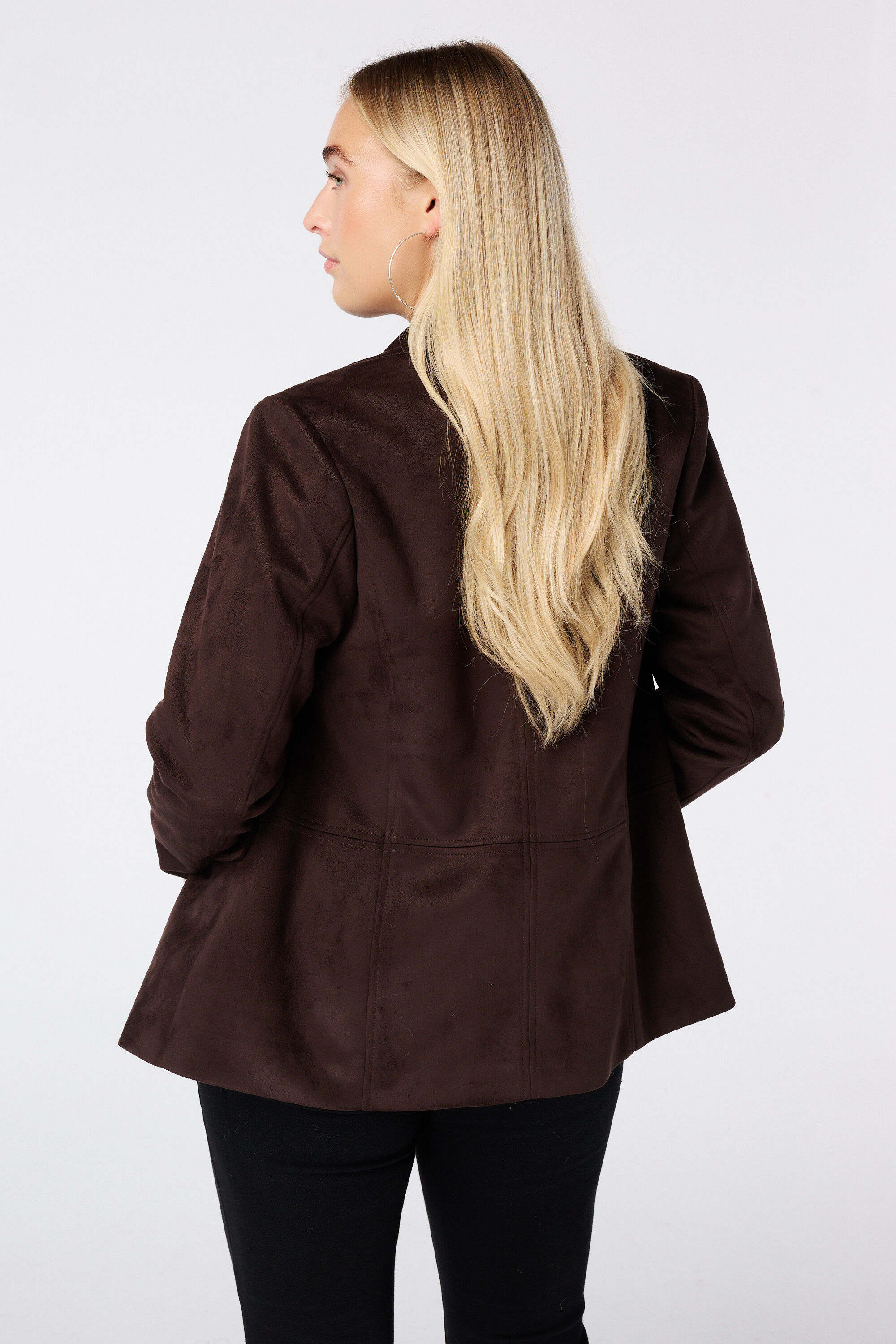 Blazer in Velourslederoptik image number 3