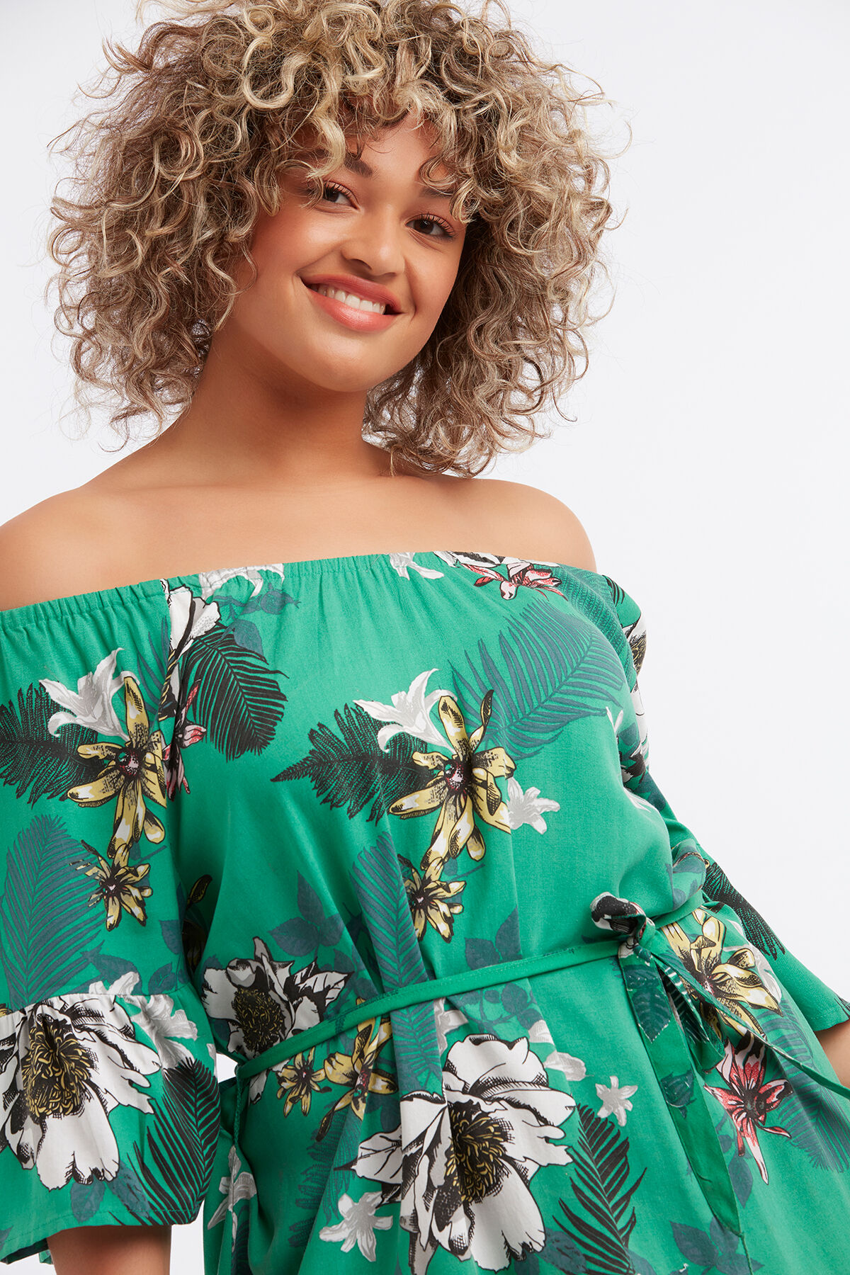 Kleid mit floralem Print image number 4