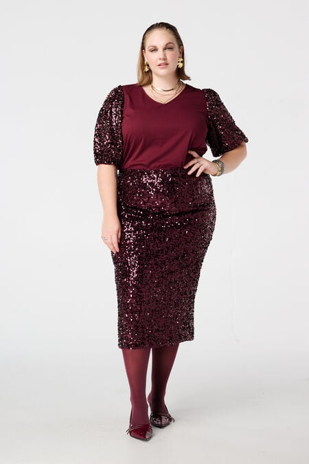 Paillettenrock mit Stretch Paillettenrock mit Stretch