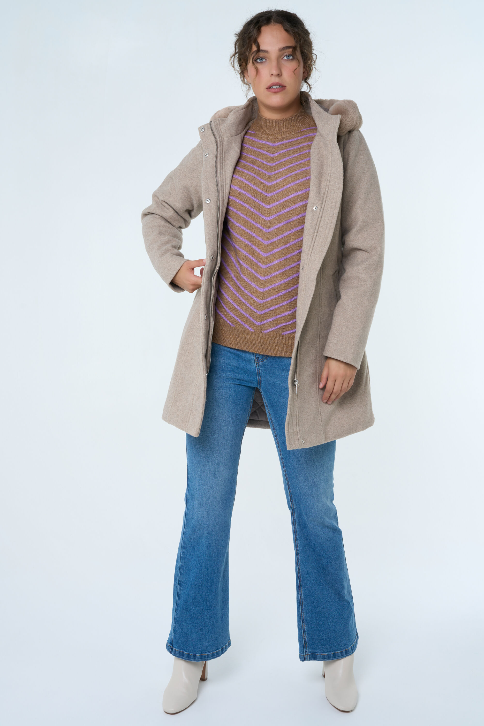 Jacke im Woll-Look image number 6