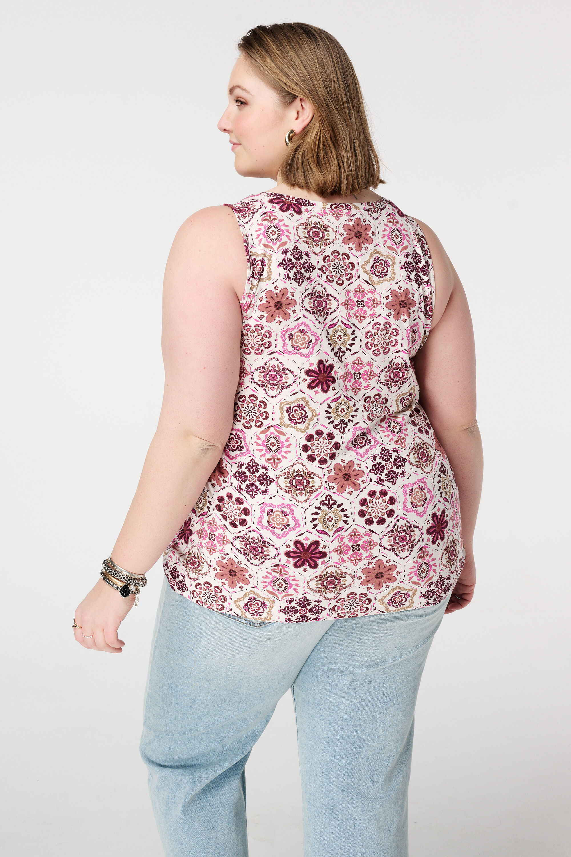 Singlet mit V Ausschnitt und Print image number 3