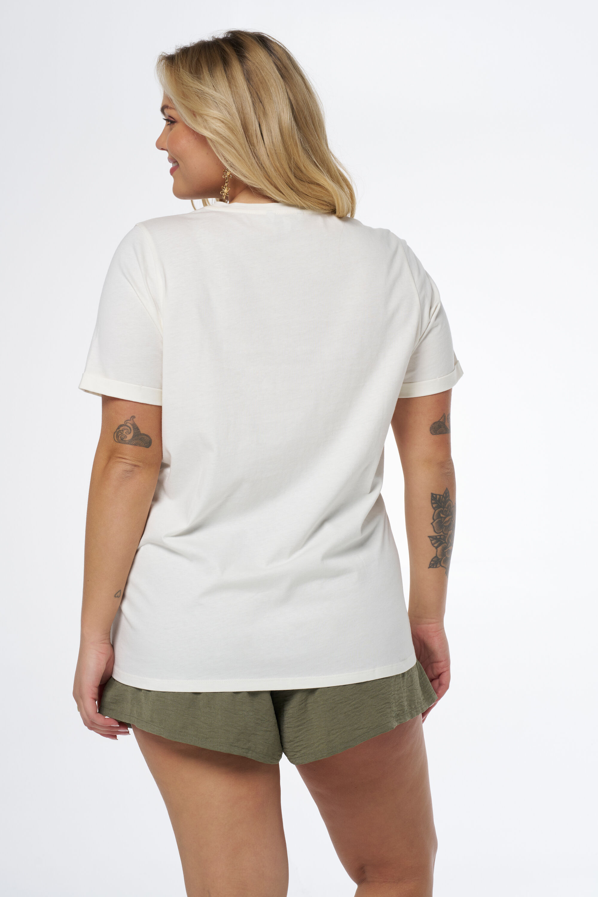 T-Shirt mit Text-Print  image number 3