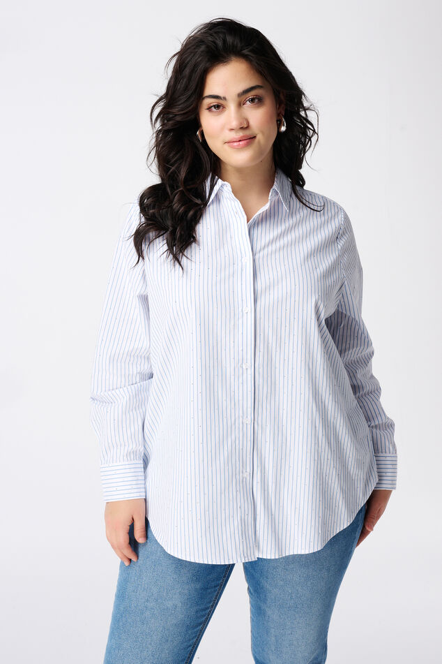 Shirt mit Steinen image number 0