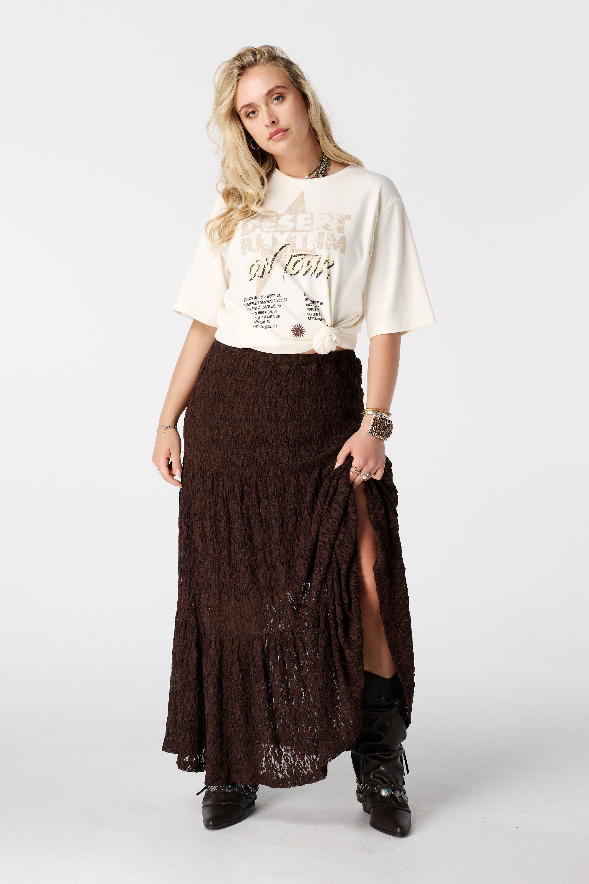 Oversized T Shirt mit Print image number 5