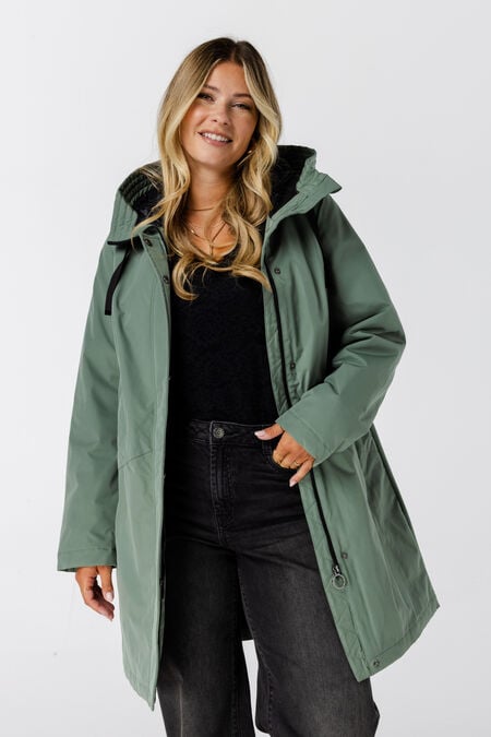 Wasserabweisende Jacke mit Kapuze Wasserabweisende Jacke mit Kapuze