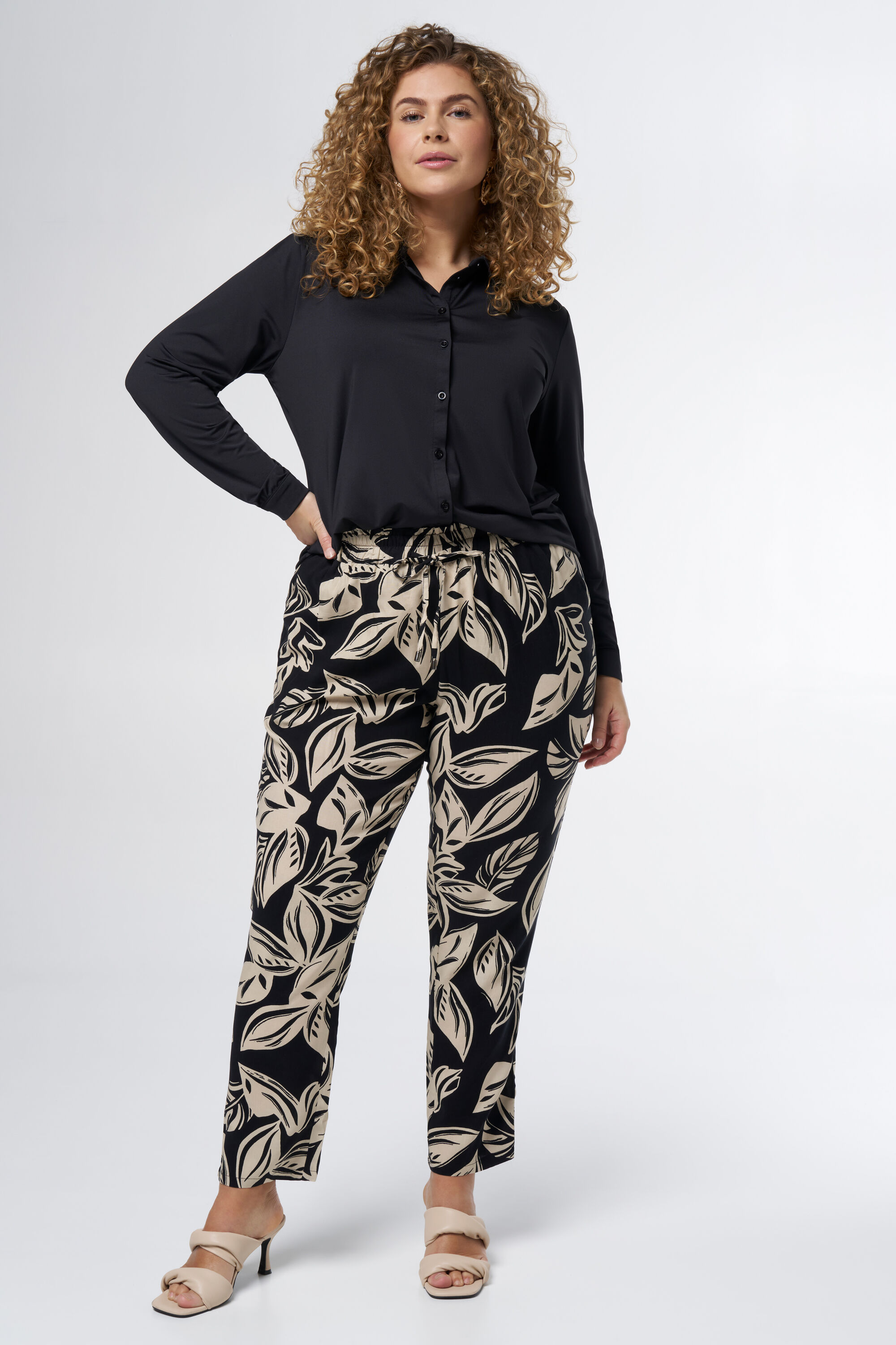 Jersey-Bluse mit Stretchanteil image number 5