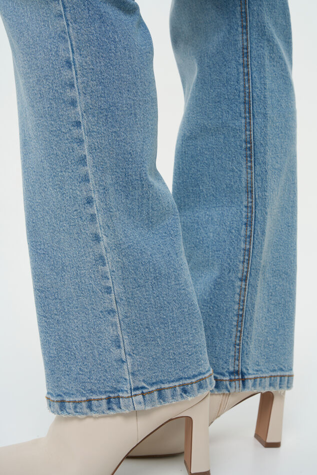 Weite Straight-Leg Jeans  image number 4